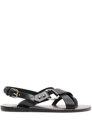Soeur Florence leather sandals - Black