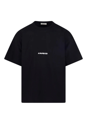 A Paper Kid logo-print T-shirt - Black