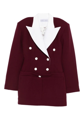 Rowen Rose double-breasted dress - Red