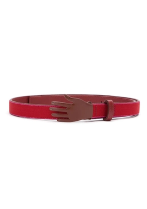 Sarah Chofakian leather belt - Red
