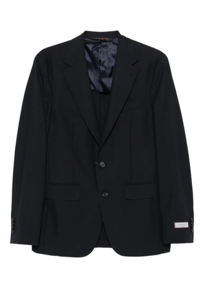 Canali two-button wool blazer - Blue