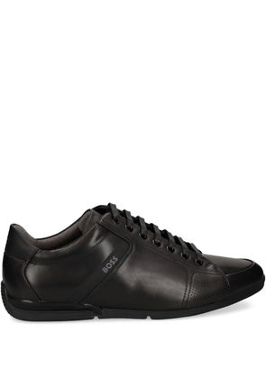 BOSS leather sneakers - Black
