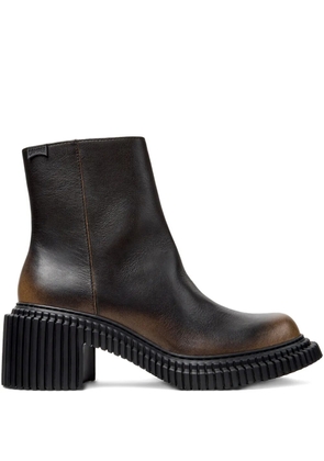 Camper 70mm Pix London zip-up boots - Black