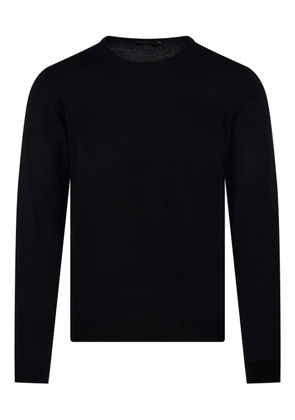 Roberto Collina crew-neck long-sleeve sweater - Black
