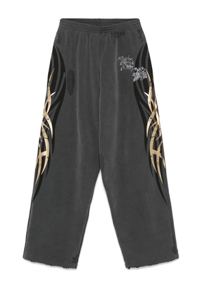 Balenciaga tacky gold-print track pants - 1048 GREY
