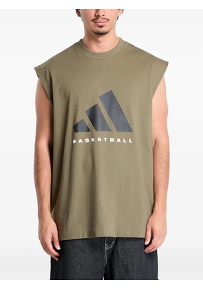 adidas Basketball sleeveless T-shirt - Green