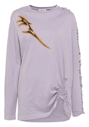 Collina Strada Mauve Tosh long shirt tee - Purple