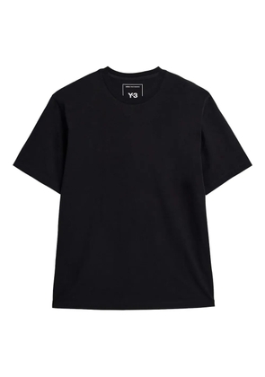 Y-3 logo-print T-shirt - Black