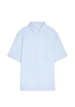 DRIES VAN NOTEN short-sleeve cotton shirt - Blue