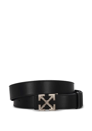 Off-White Arrow-motif leather belt - Black