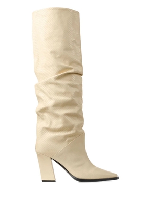Jimmy Choo 85mm Hart boots - Neutrals