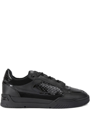 Kurt Geiger London Kingsland lizard embossed sneakers - Black