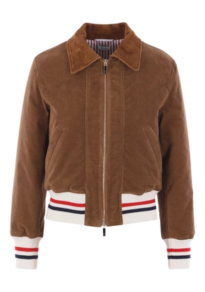 Thom Browne corduroy ribbed-trim jacket