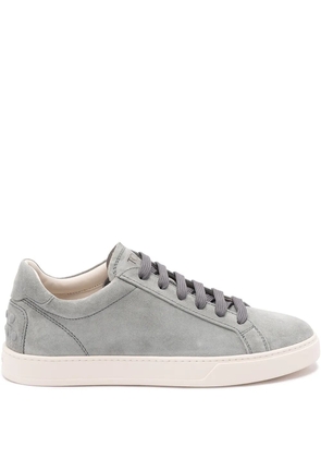 Tod's leather lace-up low-top sneakers - Grey