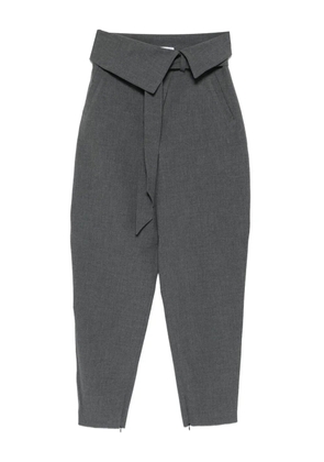The Attico fold waist trousers - Grey