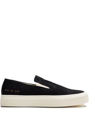 Common Projects slip-on suede sneakers - Black