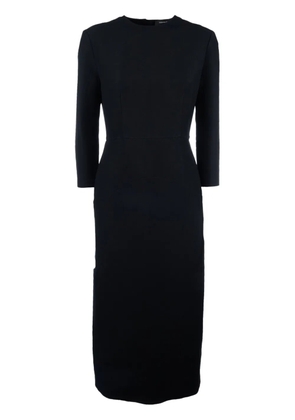 Fabiana Filippi long-sleeves midi dress - Black