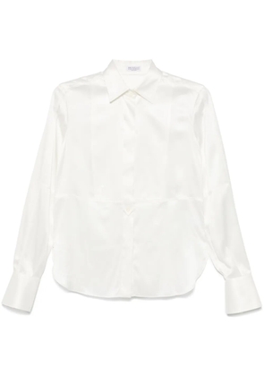 Brunello Cucinelli satin shirt - Neutrals