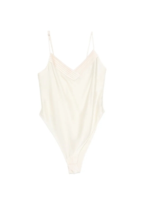 Forte Forte V-neck bodysuit - Neutrals