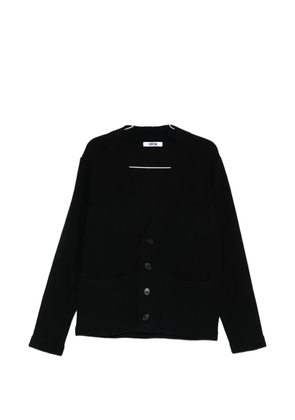 Grifoni button-fastening pocket cardigan - Black
