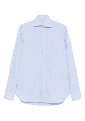 BORRIELLO NAPOLI striped cotton shirt - Blue