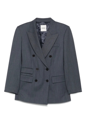 SANDRO striped blazer - Blue