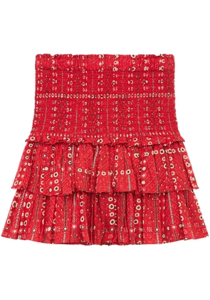 MARANT ÉTOILE Naomi mini skirt - Red