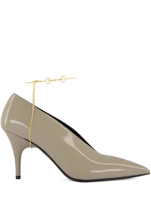 Gucci 85mm 97 pumps - Grey