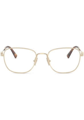 Miu Miu Eyewear rectangle-frame glasses - Gold
