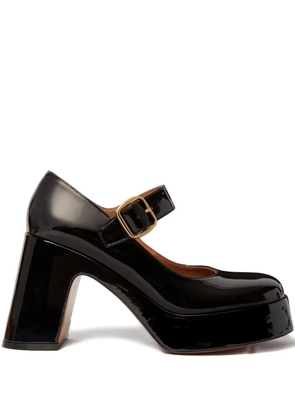 Stella McCartney buckle-fastening platform pumps - Black