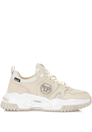 Philipp Plein logo-plaque sneakers - Neutrals