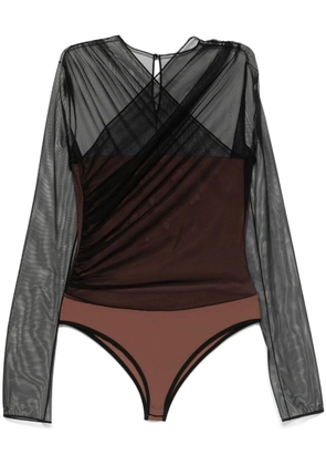 Nensi Dojaka mesh bodysuit - Black