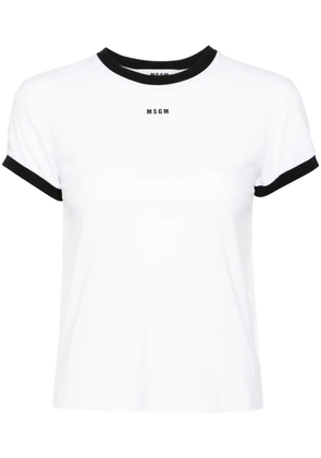 MSGM logo-print T-shirt - White