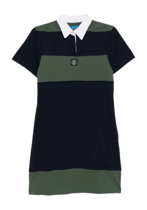 SPORT b. by agnès b. logo-patch dress - Blue