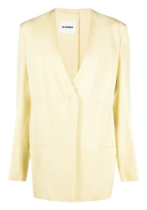 Jil Sander split-back blazer - Green