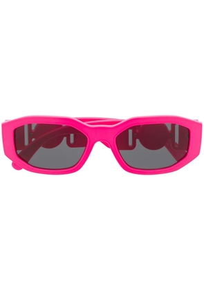Versace Eyewear Medusa Biggie oval frame sunglasses - Pink