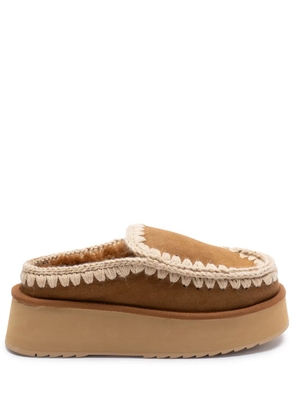 Mou Eskimo Bold slippers - Brown