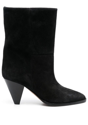 ISABEL MARANT 75mm Rouxa suede boots - Black