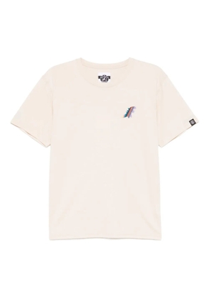 SPORT b. by agnès b. logo-embroidered T-shirt - Neutrals