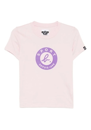 SPORT b. by agnès b. logo-print T-shirt - Pink