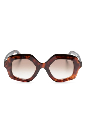 Lapima Cecilia tortoiseshell-effect sunglasses - Brown
