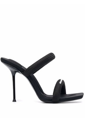 Alexander Wang Julie logo-print sandals - Black