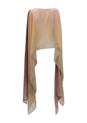 SLEEP NO MORE draped blouse - Neutrals