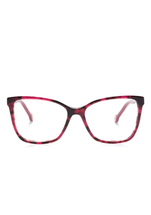 Carolina Herrera square-frame glasses - Pink