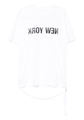 Helmut Lang New York seatbelt T-shirt - White