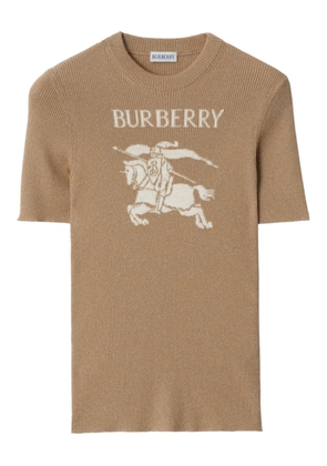 Burberry Equestrian Knight T-shirt - Neutrals