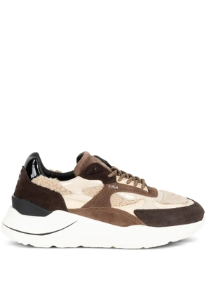 D.A.T.E. Fuga panelled sneakers - Brown