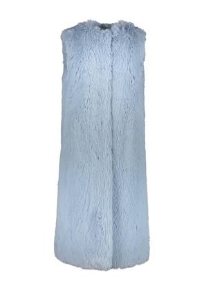 Herno faux-fur gilet - Blue