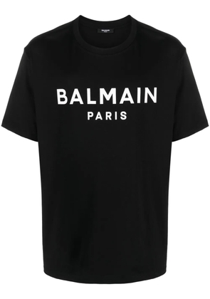 Balmain logo-print cotton T-shirt - Black