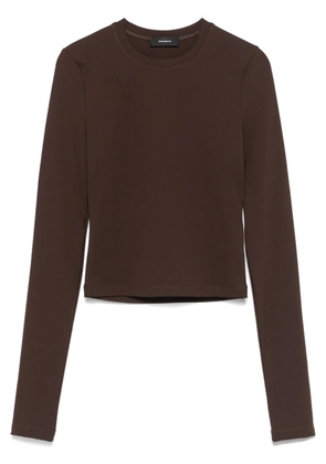WARDROBE.NYC cropped T-shirt - Brown